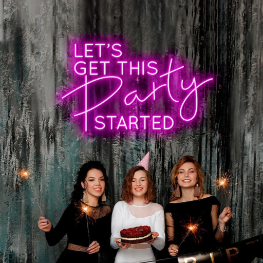 Party neon signs